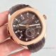 Copy Swiss Patek Philippe Aquanaut Travel Time Rose Gold Brown Watch (2)_th.jpg